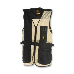 Trapper Creek Left Hand Vest, Black/Tan