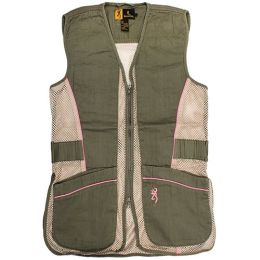 Youth Mesh Vest Sage/Pink