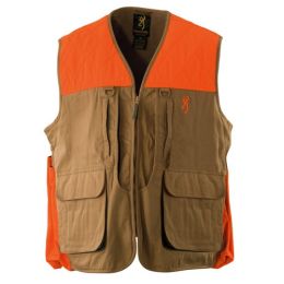 Upland Vest w/Blaze Trim, Field Tan