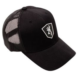 Black Label Cap, Black W/Shield