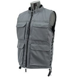 UTG Hunter Men's Sporting Vest, Gray/Black